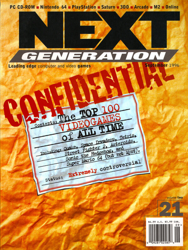 Next Generation Issue 21 (September 1996) cover